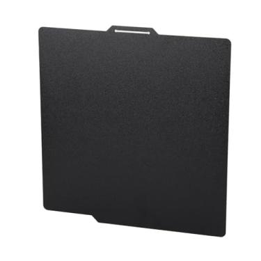 Imagem de Placa Pei para Impressora 3d, Revestimento Preto de Superfícies Foscas, Placa de Aço de Cama Quente, para Bambu P1p P1s X1c, Melhora a Adesão Magnética
