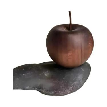 Imagem de Difusor De Óleo De Madeira Elegante Estilo Maçã Para Carro, Quarto, Ba