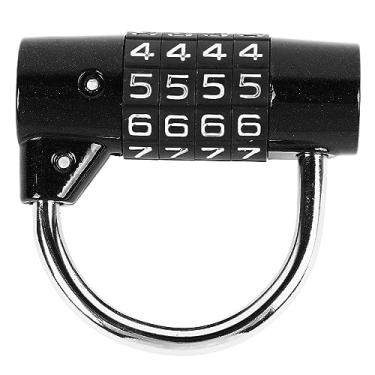 Imagem de Yinhing Fechadura de Combinação de 4 Dígitos, Cadeado de Liga de Zinco Resistente a Curiosos Com Alta Segurança para Porta de Armário de Academia, Capacete de Bicicleta
