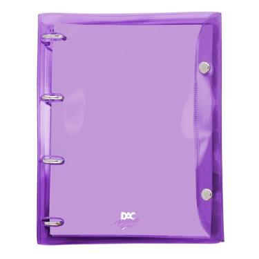 Imagem de Caderno Argolado Cristal Lilás Breeze Universitário Com 192 Folhas - 4045