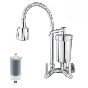 Imagem de Torneira Gourmet Filtro De Parede Cozinha Flexível(Torneira+Refil)