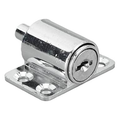 Imagem de POCREATION Trava de Janela Corrediça, Trava de Segurança para Janela de Vidro de Porta Corrediça Em Liga de Zinco Com Chaves, para Proteção Infantil e Segurança Residencial