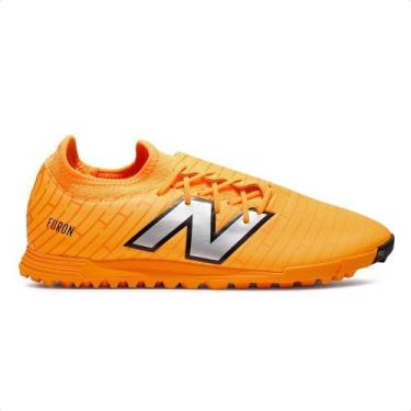 Imagem de Chuteira Society New Balance Furon Dispatch FG V7+ Unissex, 39, Laranj