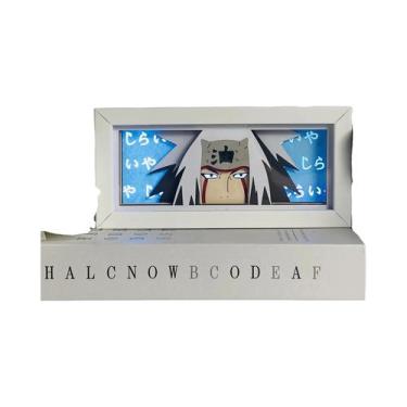 Imagem de Luminária De Mesa LED Com Caixa De Sombras De Olhos De Anime, Luz De A