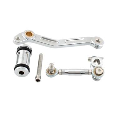 Imagem de Dynwave Alavanca de pedal de freio, embreagem e câmbio para motocicleta VMX1200, Prata
