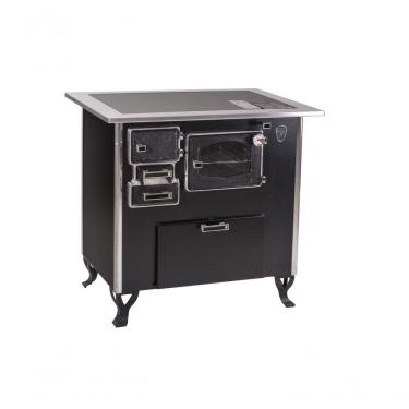 Imagem de Fogão A Lenha C Forninho C Cx Dir Preto Vidro Cer Nº2