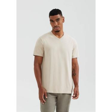 Imagem de Camiseta Básica Masculina Manga Curta Regular Decote V World - Hering,