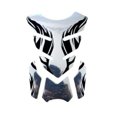 Imagem de Adesivo Protetor De Tanque De Motocicleta 3D Em Forma De Espinha De Pe