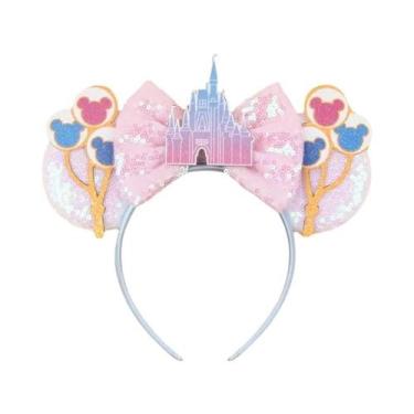 Imagem de Tiara De Orelhas De Mickey Da Disney Para Meninas E Mulheres, Faixa De