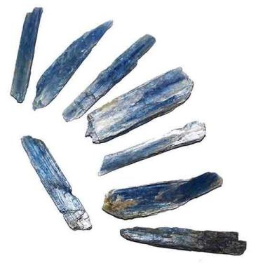 Imagem de 10 Cianita Azul Lamina Bruto Pedra Natural 40 a 60mm Class B - Cristai