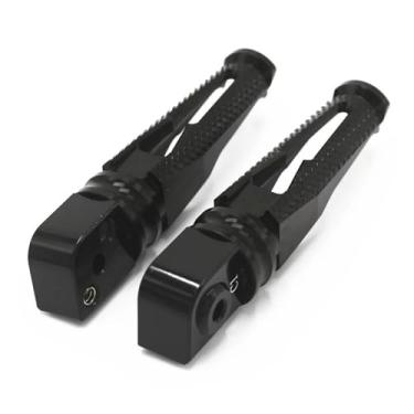 Imagem de Anti-derrapante Apoio para os pés do passageiro traseiro pedal para versys650 apoio para os pés traseiro versys 650 descanso para os pés(Preto)