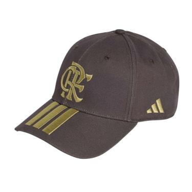 Imagem de Boné Adidas Flamengo Treino - Marrom Único-Unissex