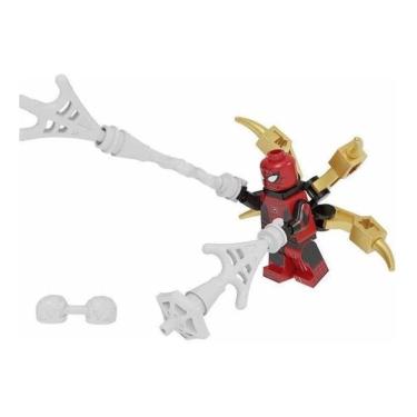 Imagem de Boneco Blocos De Montar Homem Aranha Spiderman Far From Home