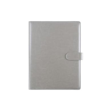 Imagem de Organizador de arquivos A4 Pasta multifuncional com caneta de couro para assinar contrato comercial livro documento informações pasta material de escritório (gris)