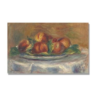 Imagem de NHLDZYH Vintage Fruta Ainda Vida Tela Retro Frutas Motivo Estilo Country Decoração de Parede para Cozinha e Sala de Jantar. C49. 40 x 64 cm. Apenas Tela