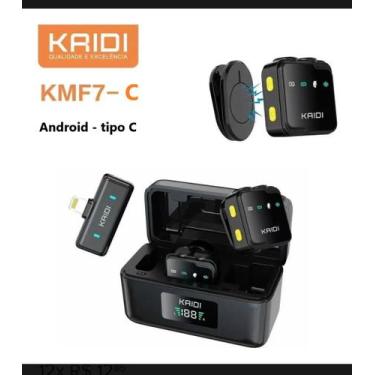 Imagem de Microfone de lapela Kaidi KMF7 Tipo C para ANDROID - KMF4