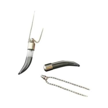 Imagem de Colar de Urna com Medalhão de Vidro para Cremação - Joia com Pingente 