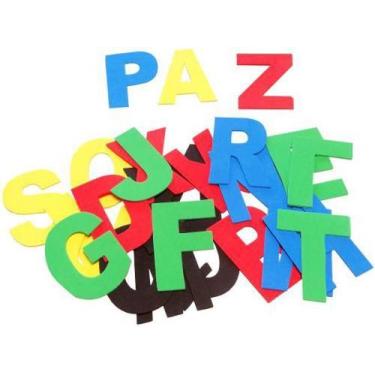 Imagem de Letras Letreiro Eva Painel Decoração 260 Letras 10 Cm Altura - Reichel