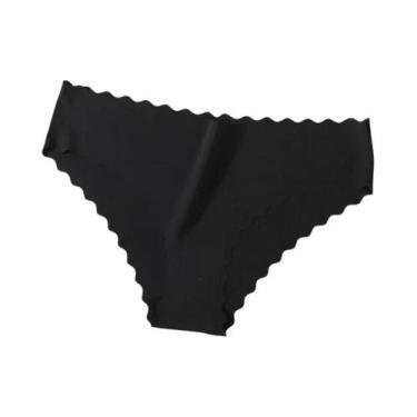 Imagem de Calcinhas Femininas Sexy De Seda Gelada Sem Costura, Respiráveis E Elá