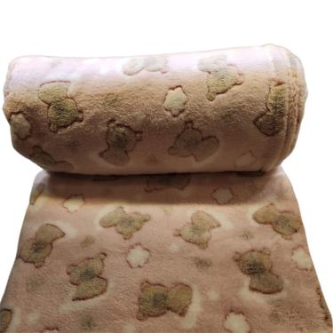 Imagem de Cobertor Manta Coberta Solteiro Fofinha 2,20 x 1,50 - Ursa