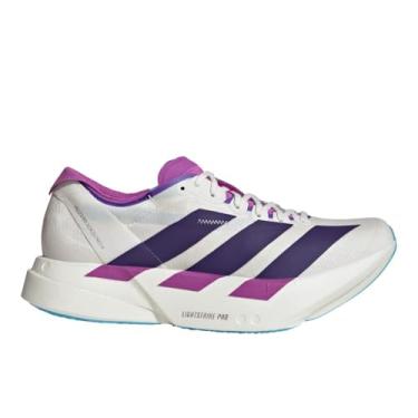 Imagem de adidas Tênis de corrida feminino Adizero Adios Pro 3 - Branco, Multi, 11 Wide