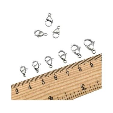 Imagem de Ganchos De Fecho Lagosta Em Aço Inoxidável 20 Peças Para Fabricação De