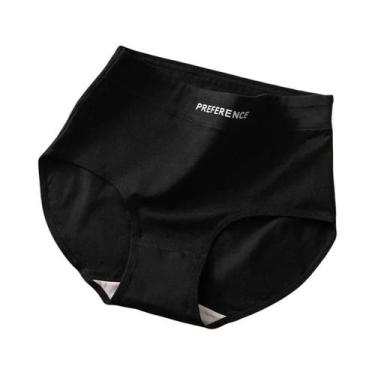 Imagem de Calcinhas De Algodão Sem Costura Para Mulheres plus Size, 5 Peças, Con