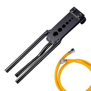 Imagem de Alisador De Tubos De Cobre - Alicate De Reparo Anti-Derrapante Com 6 Orifícios | Ferramenta Para Arredondar Tubos | Para Refrigeração Diâmetro 4/5/7/9/11/13 Mm