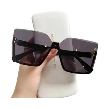 Imagem de Óculos De Sol Femininos Slim Com Armação Metálica Estilo Europeu-Ameri