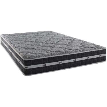 Imagem de Colchão Queen Molas Ensacadas Black Grafite (158x198x24) Anjos