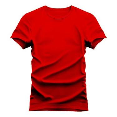 Imagem de Camiseta Básica 100% Algodão Masculina Feminina Unissex com Reforço Om