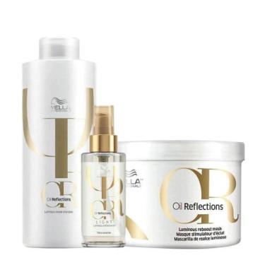 Imagem de Wella Professionals Oil Reflections - Shampoo 1L + Máscara 500ml + Óle