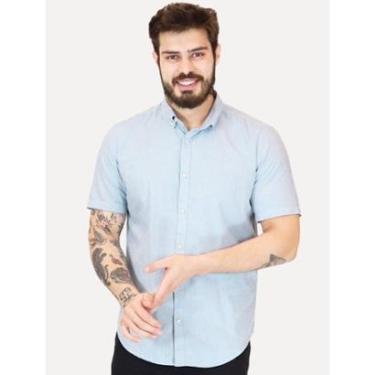 Imagem de Camisa Aramis Masculina Regular Slim Linho Azul Clara-Masculino