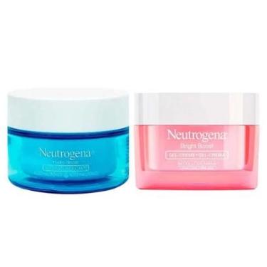 Imagem de Neutrogena Kit - Hidratante Facial Hydro Boost Water Gel + Bright Boost Gel Creme Kit-Unissex