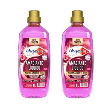 Imagem de Kit 2 Amaciante Neutralizador de Odor Profisse IN 1L Rose
