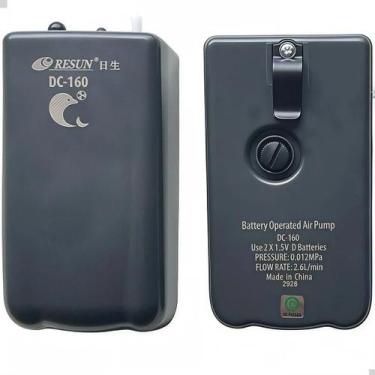 Imagem de Bomba Ar Portatil Aquario Pilha Emergencia Transporte Peixes - Lorben