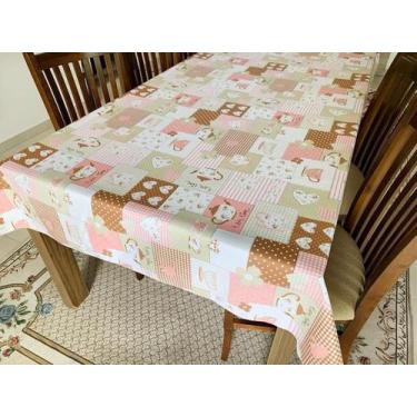 Imagem de toalha para mesa retangular tecido oxford bule 1,45x2,00 - B.F CONFECÇ