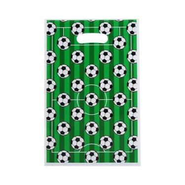 Imagem de Sacolas De Festa De Futebol, Sacolas Plásticas De Presente Com Tema De