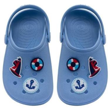 Imagem de Sandalia Babuche Infantil Chinelo Menino Calce Fácil 12.15-Masculino