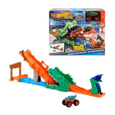 Imagem de Hot Wheels Monster Trucks Desafio Ataque do Crocodilo - Mattel
