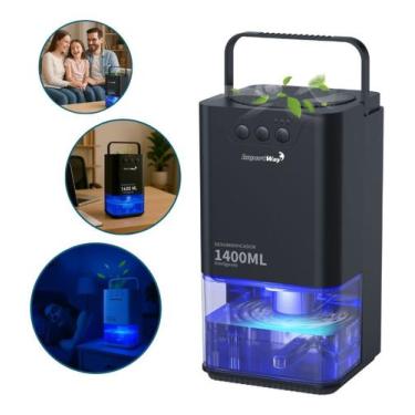 Imagem de Desumidificador De Ar Ambiente Eletrico Antimofo 1400ml Portátil Impor