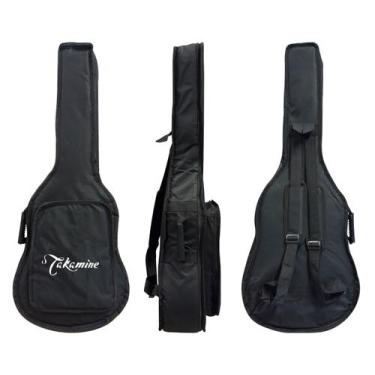 Imagem de Capa Para Violão Folk Luxo Cargo Ny-600 Takamine Preto