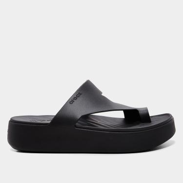 Imagem de Sandália Crocs Getaway Platform Toe Loop Feminina-Feminino