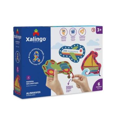 Imagem de Brinquedo Infantil Alinhavos Transportes Xalingo - 12321
