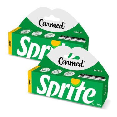 Imagem de Kit 2x Hidratante Labial Carmed Sprite Incolor 10g - Cimed
