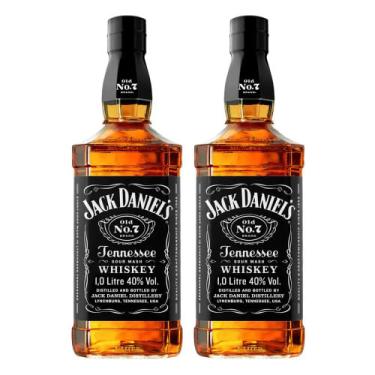 Imagem de Jack Daniels Old No. 7 Tennessee Whiskey 1L 2 Unidades