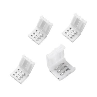 Imagem de Conector De Fita LED De 10mm 3PIN Em Forma De L T X Para Ângulo Direit