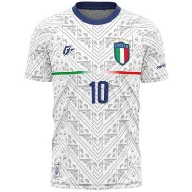 Imagem de Camiseta Filtro UV Itália Copa Torcedor Retrô Renascimento-Masculino