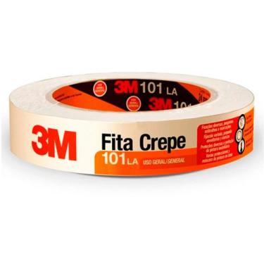Imagem de Fita crepe adesiva 18 x 50 m - 101 LA - 3M