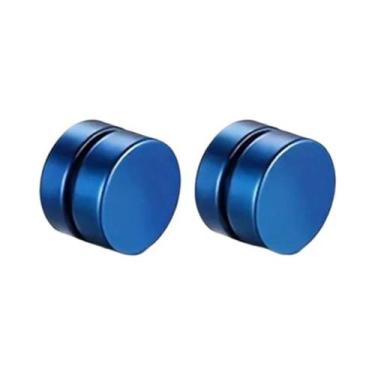 Imagem de Brincos Magnéticos Masculinos De Encaixe Em Aço Inoxidável 316L Hipoal